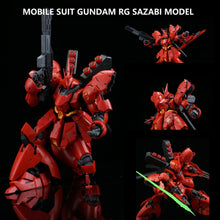 Japaness Bandai Original Gundam Model RG 1/144 SAZABI Justice Freedom 00 Japanese Model Robot Unchained Mobile Suit Kids Toys