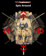 New Boy Smoke Simulation Function RC Toy Tank 2.4G Sound Light Russia T90 German 2A6 Military Main Battle Tank Model With Bullet