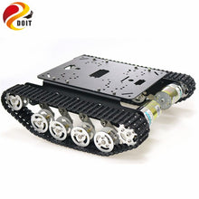 TS100 Shock Absorber Metal Robot Tank Car Kit Chassis for Arduino uno r3 raspberry tracked crawler caterpillar suspension system