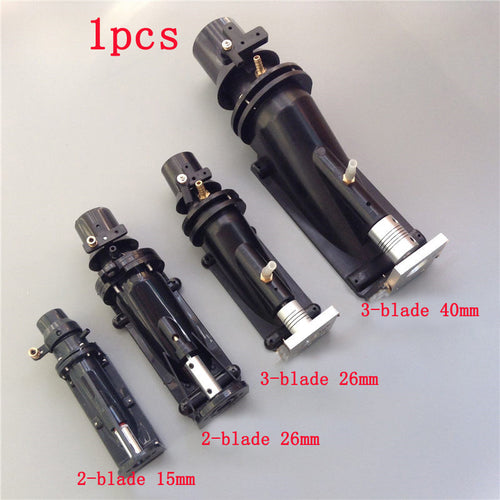1pcs 15mm 26mm 40mm Water Jet Boat Pump Spray Thruster 2-Blade/3-Blade Propellers w/Coupling Shaft for RC Model Boats