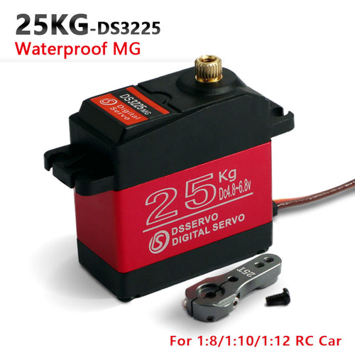 1X DS3225 update servo 25KG full metal gear digital servo baja servo Waterproof servo for baja cars+Free Shipping