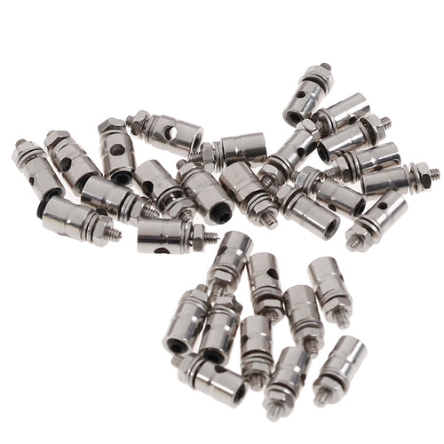10Pcs 2.1mm/1.8mm/1.5mm/1.1mm Adjustable RC Diameter Helicopter Rc Boat Airplane Boat Pushrod Linkage Stopper Servo Connectors