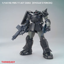 Original Gundam HG 1/144 Model YMS-11 ACT ZAKU PRINCIPALITY OF ZEON CHAR AZNABLE Mobile Suit THE ORIGIN GTO Kids Toys