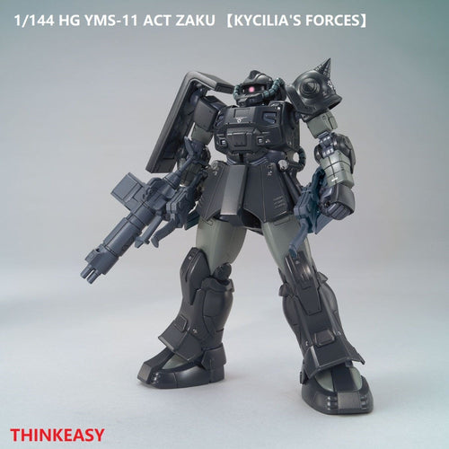 Original Gundam HG 1/144 Model YMS-11 ACT ZAKU PRINCIPALITY OF ZEON CHAR AZNABLE Mobile Suit THE ORIGIN GTO Kids Toys