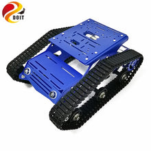 DOIT Tracked Robot YP100 with Aluminum Alloy Frame Robotic Arm Interface Holes for Robot Project Graduation Design