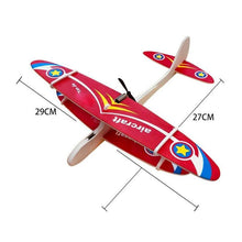Hand Throwing Airplane Free-flying Fix Wing Foam Capacitor Electric Glider DIY Plane Model Educational Toy for Kids Gifts