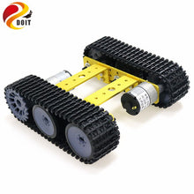 Mini TP100 Aluminum Alloy Tank Robot Chassis Caterpillar Platform With 12V 350rpm Motor DIY Arduino Unassembled Kit