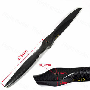 1pc Acro Super Strong Carbon Fiber Propeller For RC Fixed Wing Gas Airplane 19x8 19x10 20x8 22x10 23x8 23x10 24x8 24x10th
