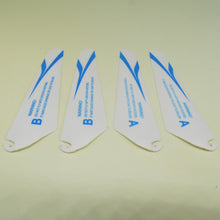 Free Shipping 4pcs=2A+2B 9cm 90mm Length 2.8mm hole Main blades Props Propellers For R/C Helicopter Model Toys Spare Parts