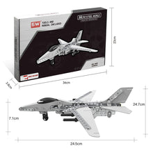 NFSTRIKE 452Pcs Plane Helicopter Model DIY Stainless Steel Metal Assembly Building Block Kit Steam Stem Toys for kids boys