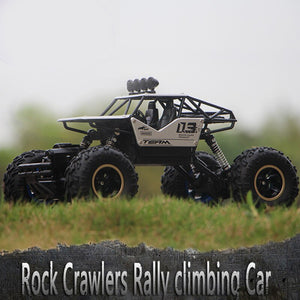 1:16 4WD RC Cars Alloy Speed 2.4G Radio Control RC Cars Toys Buggy 2017 High speed Trucks Off-Road Trucks Toys for Children Gift