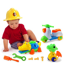 Plastic building blocks puzzle removable toy model building kits DIY screw nut models for assembly toys for children