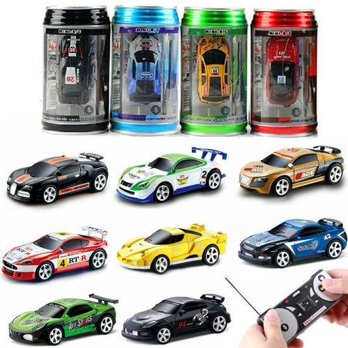 2019 Remote Control Car 20KM/H Coke Can Mini RC Car Radio Remote Control Micro Racing Car 4WD Cars RC Models Toys for Kids Gifts