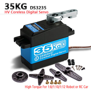 1X 35kg high torque Coreless servo motor Metal gear digital and waterproof DS3235 servo arduino servo for Robotic DIY,RC car