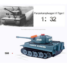 2pcs 1/32 Scale Twin Infrared Battle Tank Shooting Military BB Fighting Bullets Car Toys with Rotate Life Indicator