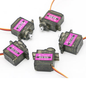 10pcs/lot Mitoot MG90S Metal gear Digital 9g Servo SG90 For Rc Helicopter pPlane Boat Car MG90 9G