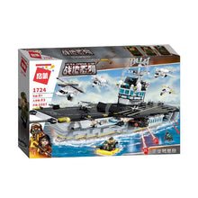 Enlighten Building Block Military Battle Sea Force Apache Raid 3 Figures 280pcs Educational Bricks Toy Boy Gift
