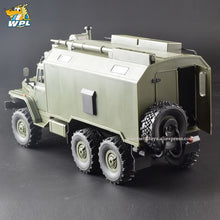 WPL B36 1:16 Ural RC Car 6WD Military Truck Rock Crawler Command Communication Vehicle KIT Toy Carrinho de controle