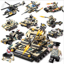 8 in 1 Cruiser Building Block Brick Army Military Ship Model Battle War Ship Navy Vessel Boat Toy Equipment Tech YH1273