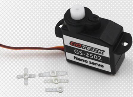 4pcs GOTECK GS-2502 Plastic Gear Servo 2.2g 2g Gotek for Trex Heli Rc Car Truck