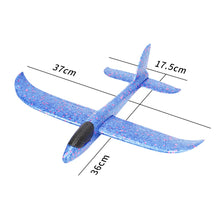 4pcs DIY Airplane Model Hand Throw Flying Glider Plane Foam Fillers Aeroplane Led Flashing Aircraft Toys for kids Outdoor Party
