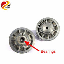 DOIT Metal Silver Tracks Sprockets Early with Metal Caps Idler Wheels with Bearings for Heng Long 3818 1 16 RC Tiger 1 tank
