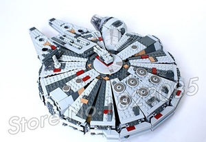 1355pcs Space Wars Falcon Spaceship Battle Ship 10467 Figure Building Blocks Children Toys Compatible With Lego