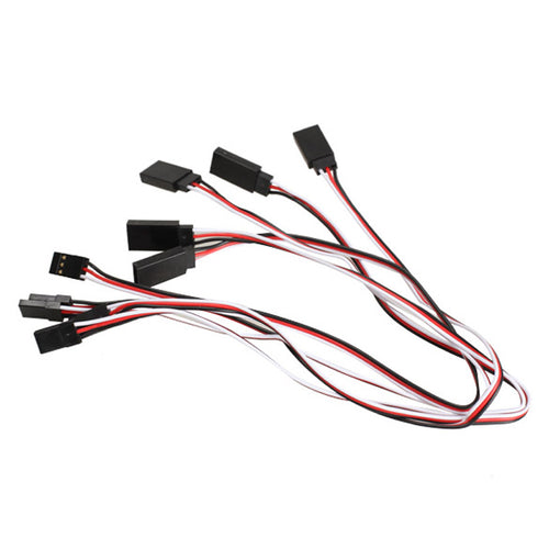 5Pcs/Lot 300mm RC Servo Extension Cord Cable Wire Lead for RC Car Plane Helicopter Receiver Connection Muti-function Accessories