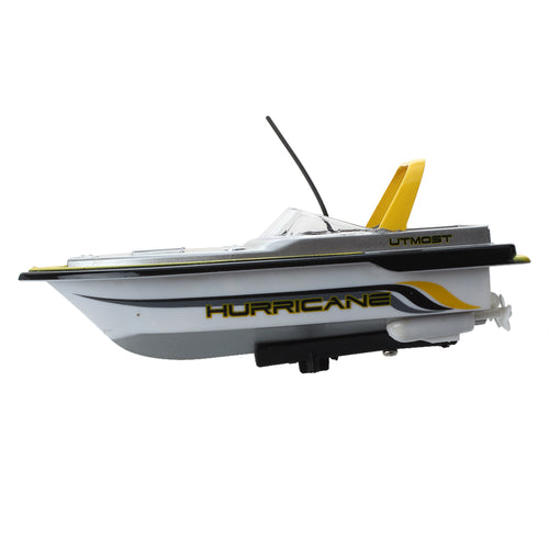 abay 2019 hot Miniature Mini RC Boat Radio Remote Control Yellow Kid Toy FB-57