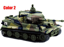 14CH 1:72 RC Tank Toy Great Wall 2117 Remote Control Tank Mini Tiger Battle Tank Toy Best Christmas Gift for Kids