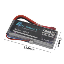 2PCS New Version Rc Lipo Battery 2S 7.4V 5000mah 30C Max 60C for Wltoys 12428 12423 1:12 RC Car Spare parts