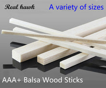 300mm long 2x2/3x3/4x4/5x5/6x6/7x7/8x8/9x9mm Square long wooden bar AAA+ Balsa Wood Sticks Strips for airplane/boat model DIY