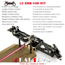 LC RACING 1:14 Off Road 4WD RC Car Buggy Chassis KIT Unassembled #EMB-1HK