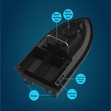 Free Bag Extra Battery Intelligent Wireless Control Double Hopper Bait Boat 500M 5 Level Wind RC Remote Control Fishing Boat