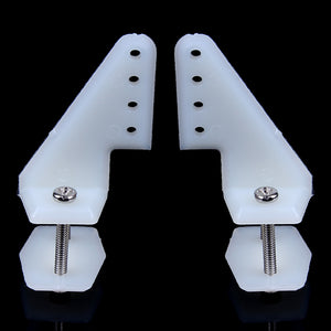 10 Sets Nylon Control Horns 4 holes W13xL18xH25mm with Screws For RC Model Airplane Parts KT Aeromodelling DIY