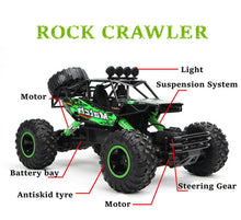 4WD Electric RC Car 2019 Rock Crawler Remote Control Toy Cars On The Radio Controlled 4x4 Drive Off-Road Toys For Boys Kids Gift