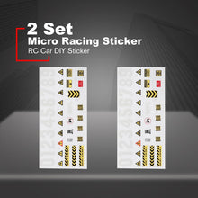 Micro Sponsor Logo Racing Sticker Sheet Universal For WPL & MN RC Car Crawler Sticker Parts RC Car Model Toy Parts Durability