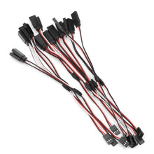 10pcs 300mm 500mm FPV Servo Y Extension Cable 30cm Cord Y Lead 50cm Wire for JR Futaba Aileron Double Power Connection RC Drone