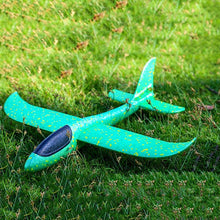 48CM Hand Throw Foam Plane Toys Outdoor Launch Glider airplane Kids Gift Toy Free Fly Plane Toys Puzzle Model Jouet