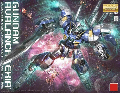 Japaness BANDAI Original Gundam MG 1/100 Model AVALANCHE EXIA GUNDAM 00 PB STYLE Mobile Suit Kids Toys With Holder