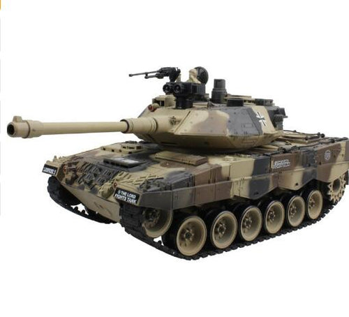 RC Tank Tactical Vehicle Main Battle Military 15 CH 1/20 Recoil Effect Tank with Shoot bullets Model Electronic Hobby Toys