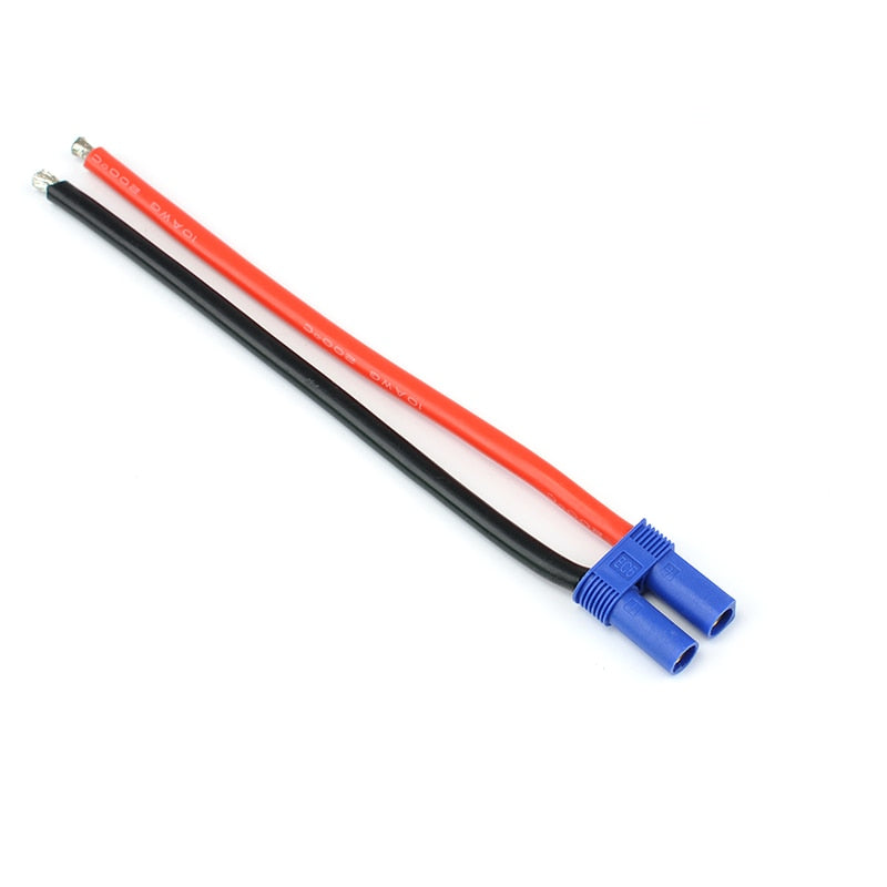 2 Pcs or 3 Pcs EC5 Female Plug Connector 10CM EC5 Battery Connector Plug with AWG Wire
