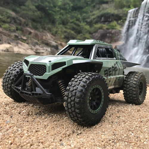 High-Quality Tires Remote Control Cars Toy 1/18 2.4GHz 20 - 25km/H Independent Suspension Spring Off Road Vehicle RC Crawler Car