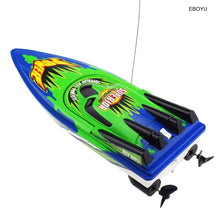 EBOYU C202 High Speed RC Boat Remote Control Race Boat 4 Channels for Pools, Lakes and Outdoor Adventure (Only Works In Water)