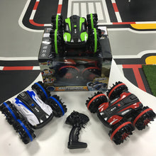 360 Rotate Remote Control Car RC Stunt Car 2 Sides Waterproof Driving on Water and Land Amphibious Electric Toys for Children