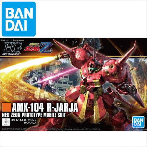 Original Gundam HG 1/144 Model GUNDAM ZZ AMX-104 R-JARJA Mobile Suit Kids Toys