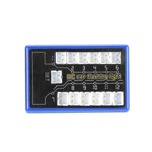 2019 NEW 12 Ultra LED Flashing Bright Light Strobe Lamps Kit System for 1/10 1/8 RC Drift HSP TAMIYA CC01 4WD Axial SCX10 RC Car