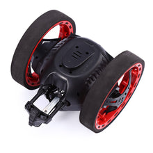 Mini Cars Bounce Car PEG SJ88 2.4GHz RC Car with Flexible Wheels Rotation LED Light Remote Control Robot Car Toys for Gifts