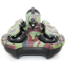 2017 newest Amphibious tank 24883A 2.4GHz Wireless RC Tank car Water / Land Mode RC Tank with LED Light 24883 upgrade version