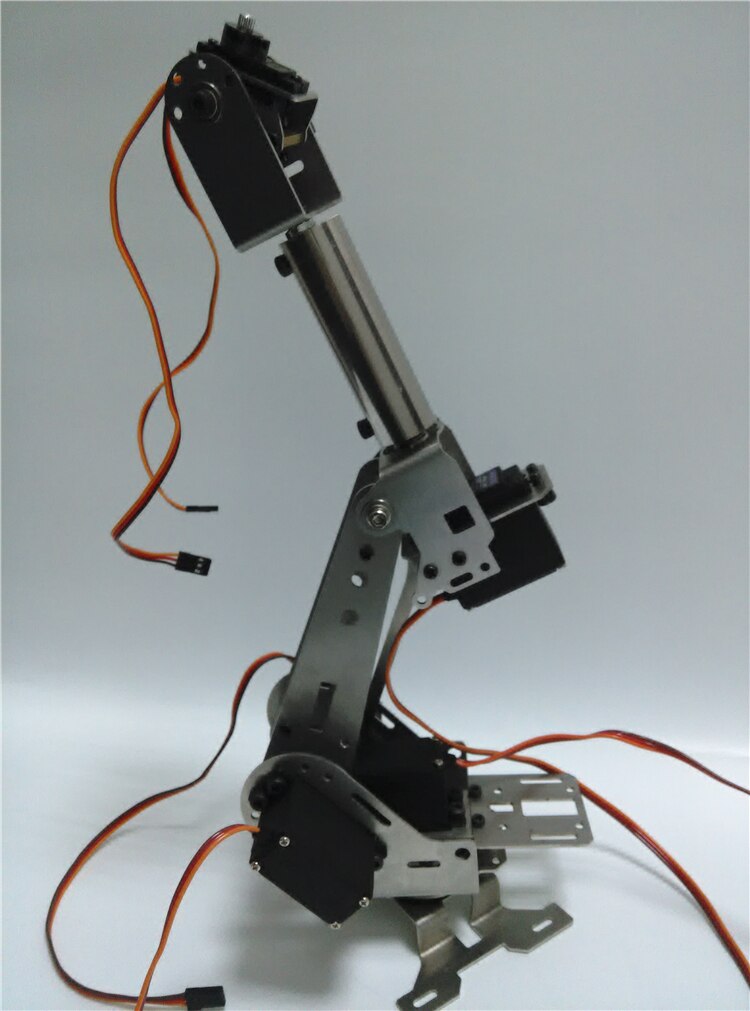 Hello Maker H675 ABB Industrial Robot Mechanical Arm 100% Alloy Six degrees of freedom Robot Arm Rack with 6 Servos